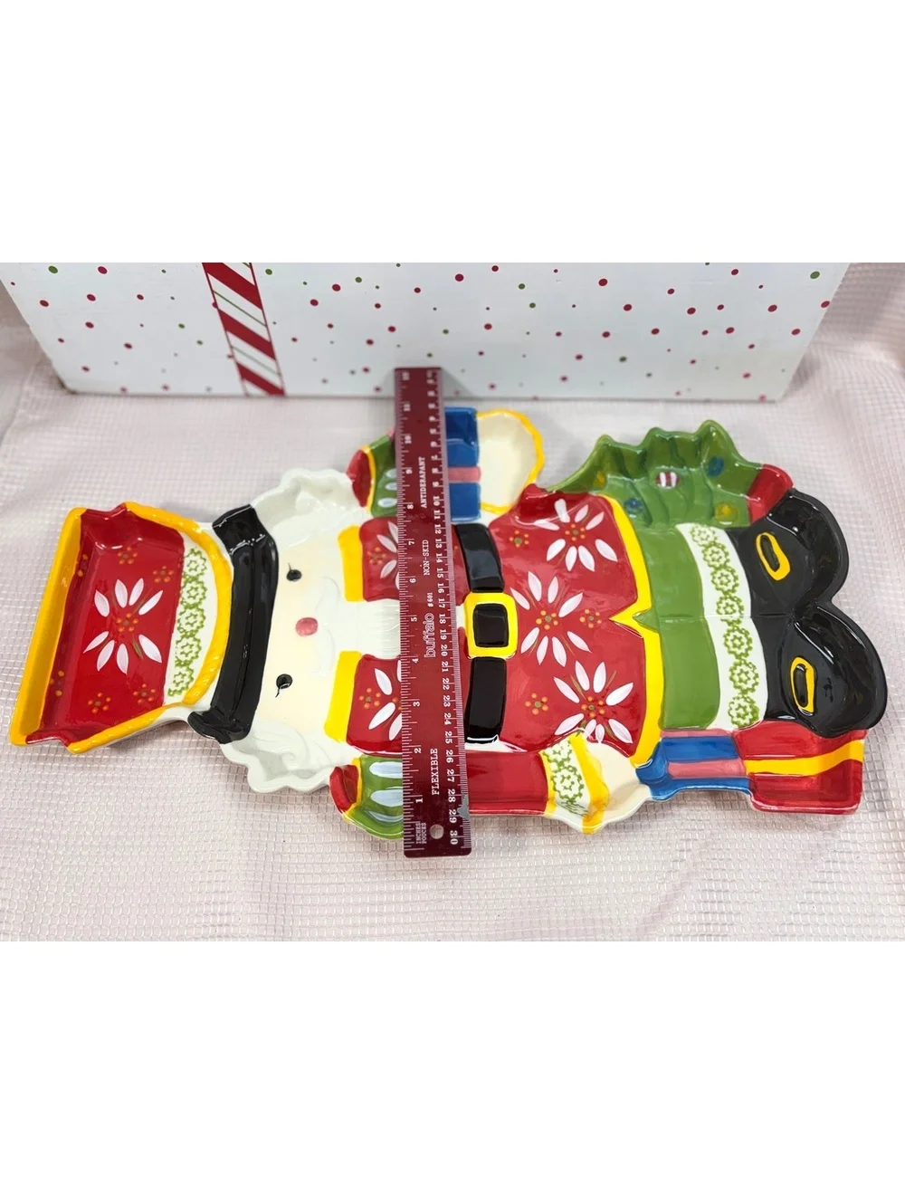 Temp-tations by Tara Winter Whimsy Nutcracker Serving Dish with gift box
